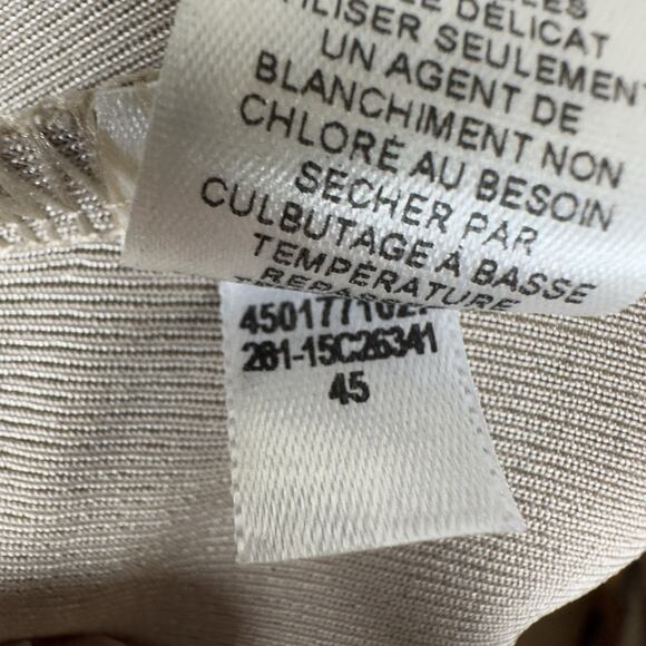 Easywear by Chicos Pull On Slinky Pant Womens 2 (M/L) Tan High Rise Stretch - Picture 10 of 14